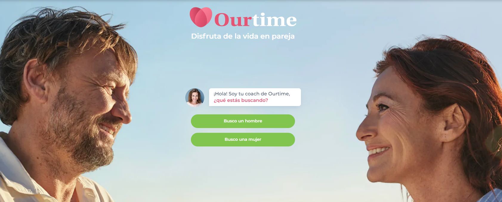 Ourtime, otra web fiable para mayores de 50